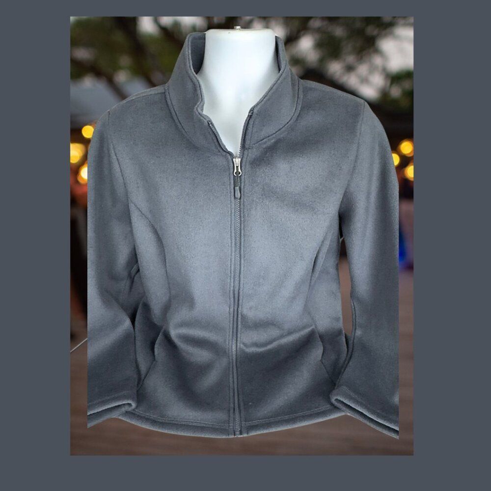 32 Degrees Men's XXL Gray Full Zip Fleece Jacket NWOT Soft Blend